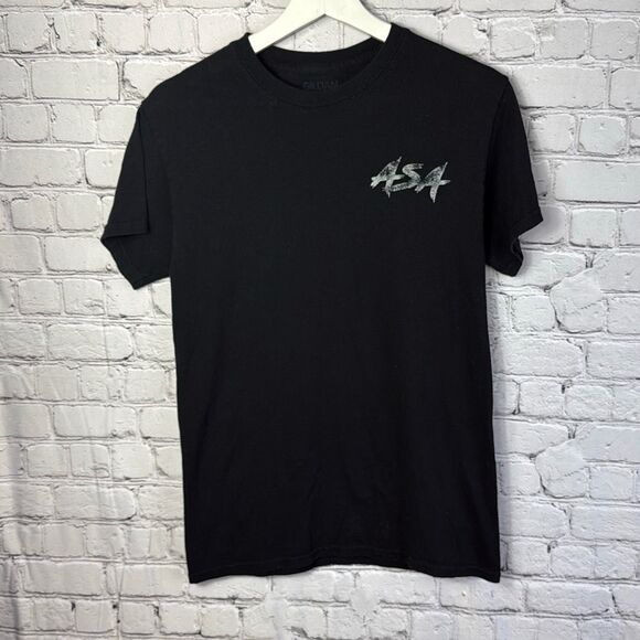 A Step Ahead Graphic T Shirt Size Small Black  E - Picture 1 of 5